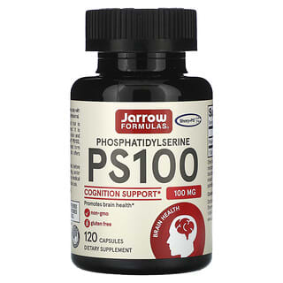 Jarrow Formulas, PS 100, Fosfatidilserina, 100 mg, 120 cápsulas