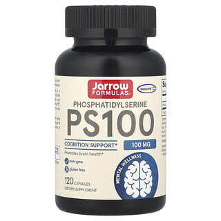 Jarrow Formulas, PS 100, Fosfatidilserina, 100 mg, 120 cápsulas