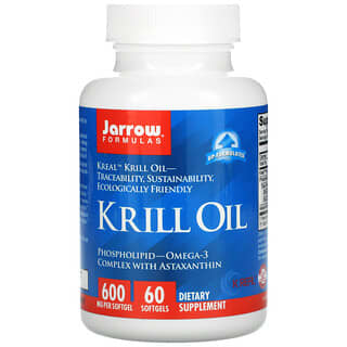 Jarrow Formulas, Aceite de kril, 60 cápsulas blandas