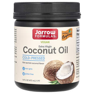 Jarrow Formulas, Olio di cocco extravergine, 473 ml