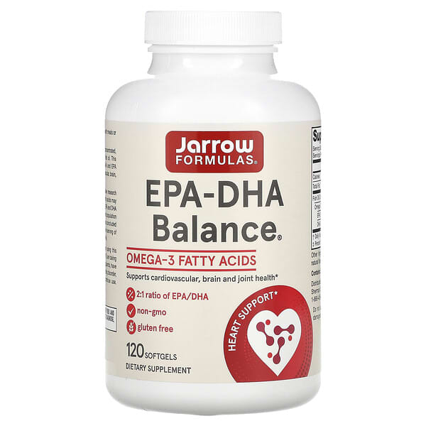 Jarrow Formulas, EPA-DHA Balance, 120 капсул