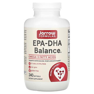 Jarrow Formulas, EPA-DHA Balance, 240 Cápsulas softgel