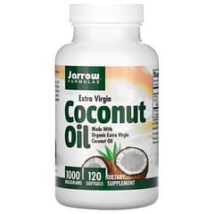 Jarrow Formulas, кокосовое масло первого холодного отжима, 1000 мг, 120 капсул