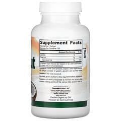 Jarrow Formulas, Aceite de coco, Extra virgen, 1000 mg, 120 cápsulas blandas