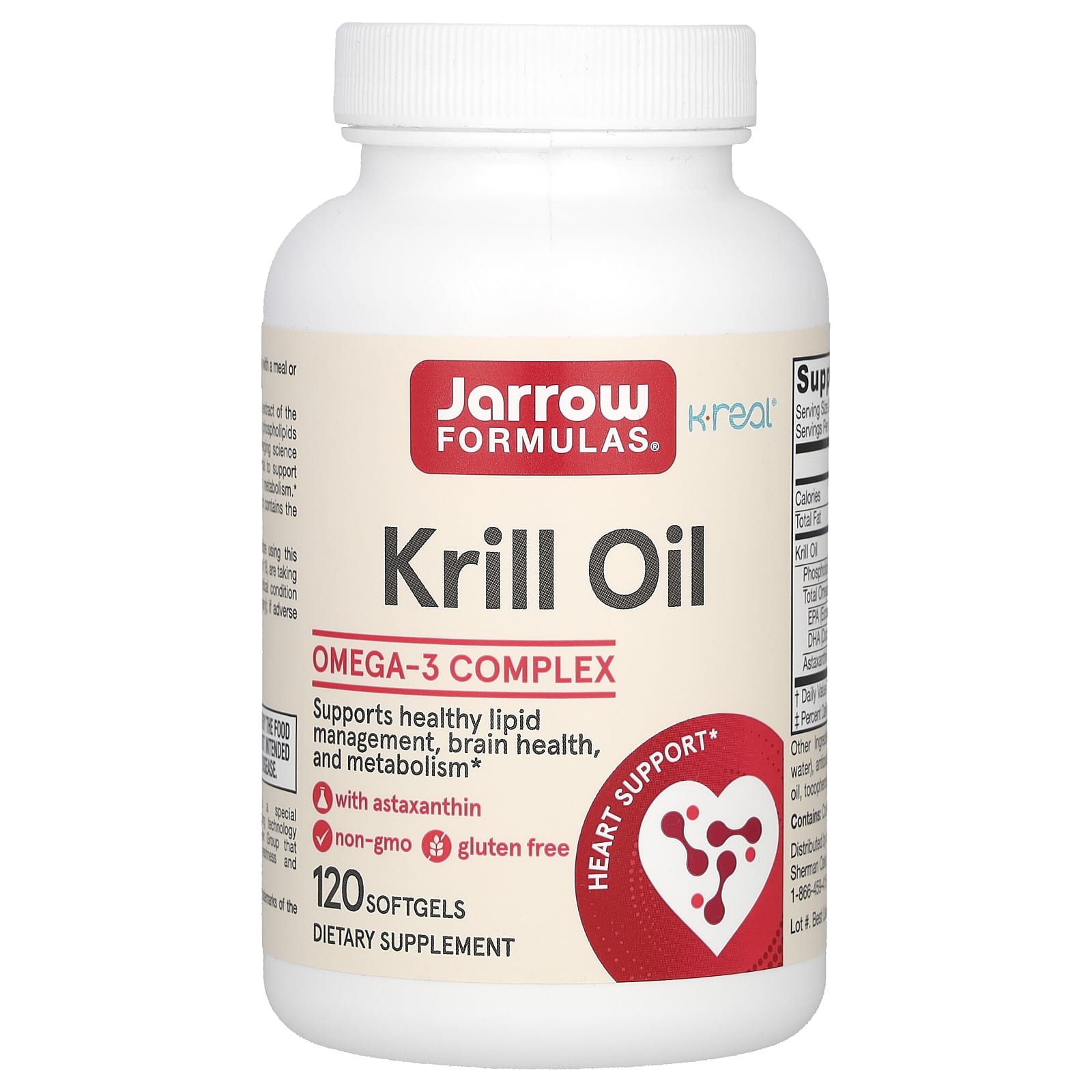 Jarrow Formulas, Krill Oil, 120 Softgels