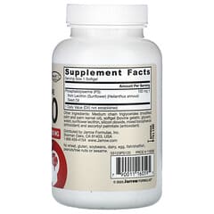 Jarrow Formulas, PS 100，磷脂酰絲氨酸，100 毫克，120 粒軟凝膠