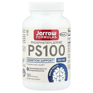 Jarrow Formulas, PS100, Phosphatidylserine, 100 mg, 120 Softgels