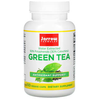 Jarrow Formulas, Té verde, 500 mg, 100 cápsulas vegetales