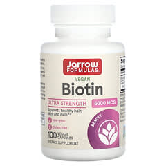 Jarrow Formulas, Biotine, 5000 µg, 100 capsules végétariennes