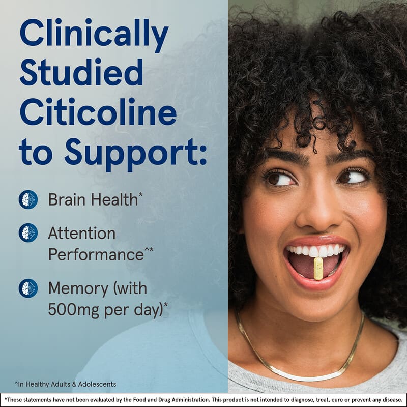 Jarrow Formulas, Citicoline, CDP Choline, Citicolin, CDP-Cholin, 250 mg, 120 Kapseln