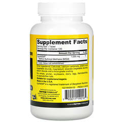 Jarrow Formulas, MSM, 1,000 mg, 120 Tablets