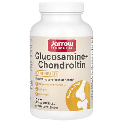 Jarrow Formulas, Glucosamine & Chondroitin, 240 Capsules
