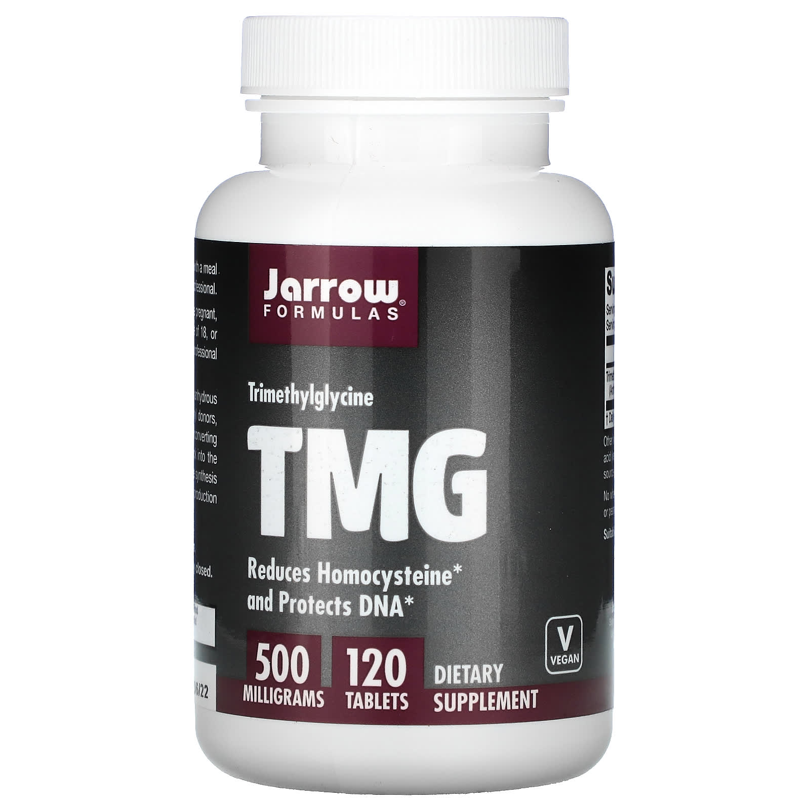 TMG, 500 mg, 120 Tablets