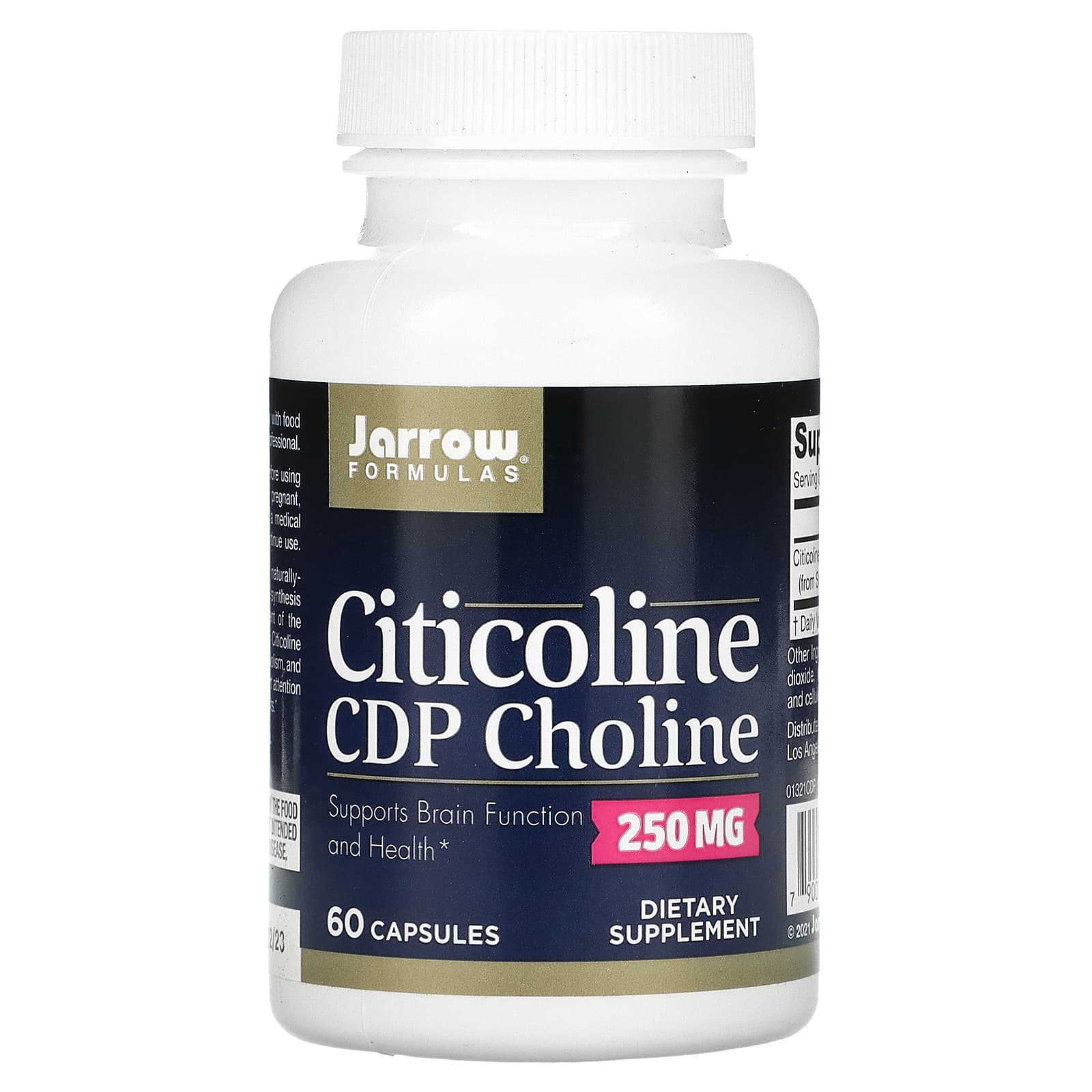 250mg  Free P&P Jarrow Formulas  Citicoline CDP Choline 