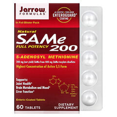 Jarrow Formulas, SAMe 200, 200 mg, 60 Tablets