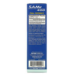 Jarrow Formulas, SAMe (Disulfate Tosylate), 400 mg, 30 Enteric Coated Tablets