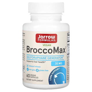 Jarrow Formulas, Vegan BroccoMax, 35 мг, 60 растительных капсул (17,50 мг в 1 капсуле)