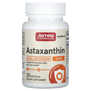 Jarrow Formulas, Astaxantina, 12 mg, 30 capsule molli