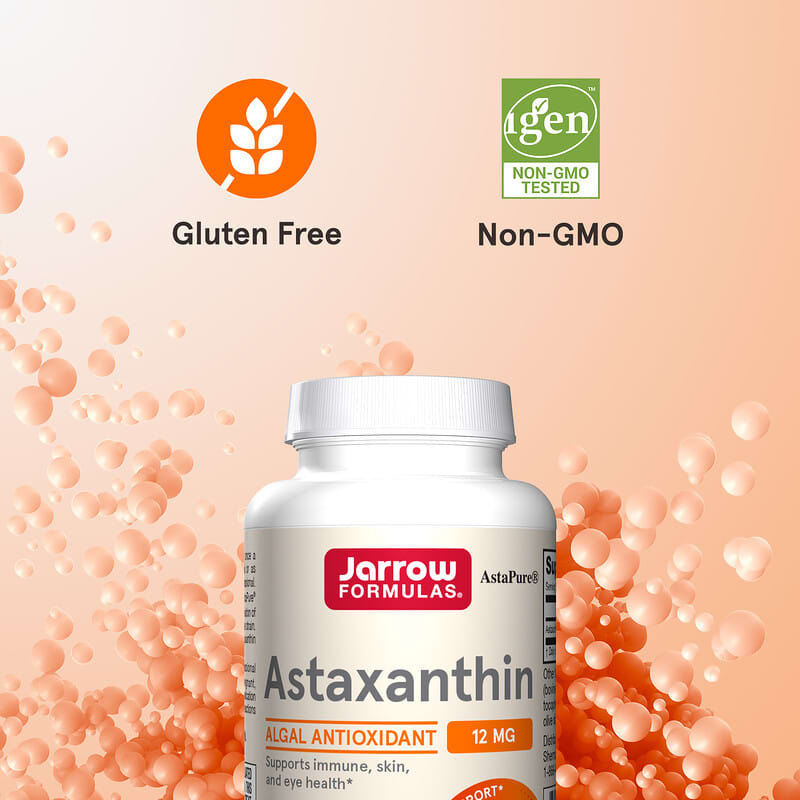 アスタキサンチン、12mg、ソフトジェル60粒