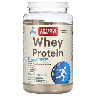 Jarrow Formulas, Protéines de lactosérum 100% naturelles, Chocolat, 32 oz (908 g) Poudre