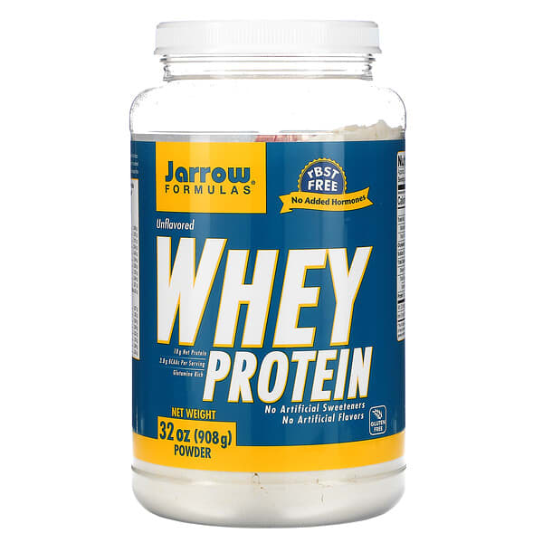 Jarrow Formulas, Whey Protein, Sem Sabor, 2 lbs (908 g)