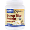 Organic Brown Rice Protein Concentrate、Vanilla Flavor、17.8 oz (504 g) Powder