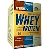 100% Natural Whey Protein, 3 Flavors Variety Pack, 12 Packets