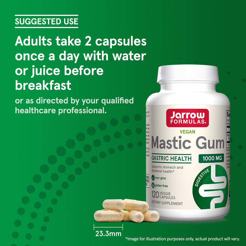 Jarrow Formulas, Mastic Gum, 500 mg, 120 Veggie Capsules