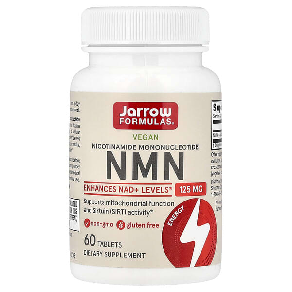Jarrow Formulas, 全素食 NMN，125 毫克，60 片