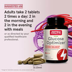 Jarrow Formulas, Glucose Optimizer, Ergänzungsmittel zur Glukoseoptimierung, 120 Tabletten
