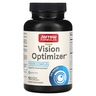 Jarrow Formulas, Optimiseur de vision vegan, 90 capsules végétariennes