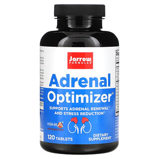 Jarrow Formulas, Adrenal Optimizer, Ergänzungsmittel für optimale Nebennierengesundheit, 120 Tabletten