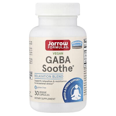 Vegan GABA Soothe®, 30 Veggie Capsules