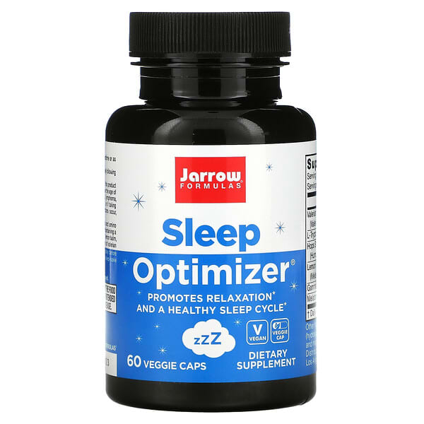 Jarrow Formulas‏, Sleep Optimizer,‏ תוסף לשיפור השינה, 60 כמוסות צמחיות