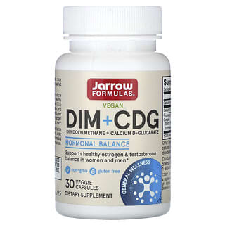 Jarrow Formulas, DIM + CDG, Enhanced Detoxification Formula, 30 Veggie Caps