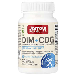 Jarrow Formulas, DIM + CDG, 30 Veggie Capsules