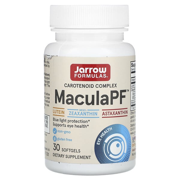 Jarrow Formulas, MaculaPF, Carotenoid Complex, 30 Softgels