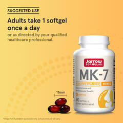 Jarrow Formulas, MK-7, 90 mcg, 90 Softgels