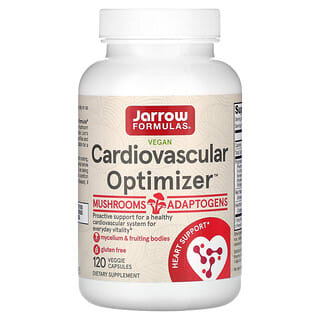 Jarrow Formulas, Optimiseur cardiovasculaire, 120 capsules végétariennes
