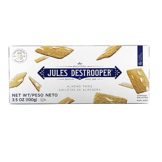 Jules Destrooper, Galletas finas de almendras, 100 g (3,5 oz)