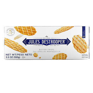 Jules Destrooper, Butter Crisps Cookies, 3.5 oz (100 g)