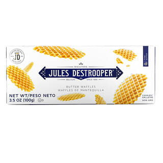 Jules Destrooper, بسكويت الوافل بالزبدة ، 3.5 أونصة (100 جم)