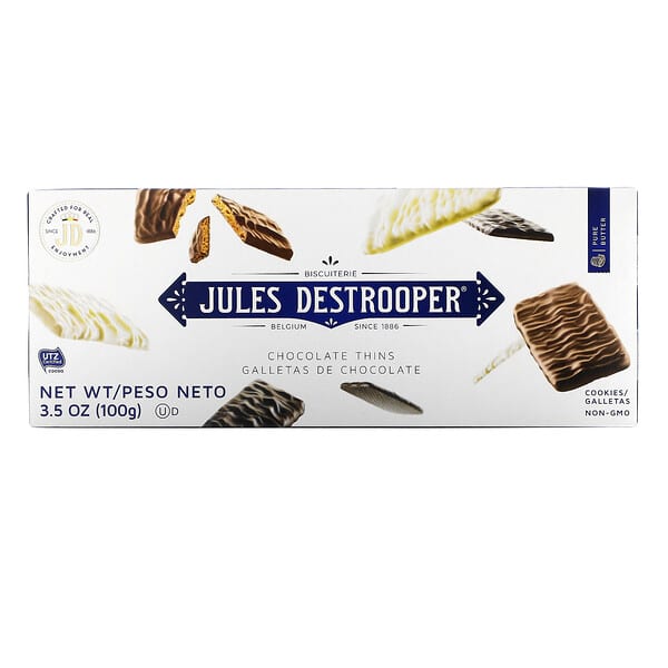 Jules Destrooper, チョコレートシンクッキー、100g（3.5オンス）