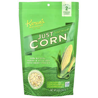 Karen's Naturals, Premium Freeze-Dried Veggies, gefriergetrocknete Premium-Gemüse, Just Corn, 224 g (8 oz.)