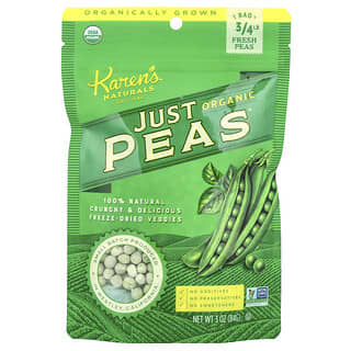 Karen's Naturals, Organic Just Peas®, 3 oz (84 g)