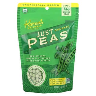 Karen's Naturals, Organic Just Peas, 3 oz (84 g)