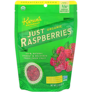 Karen's Naturals, Organic Just Raspberries, 1.5 oz (42 g)