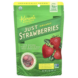 Karen's Naturals, Organic Just Strawberries, 1.2 oz (34 g)