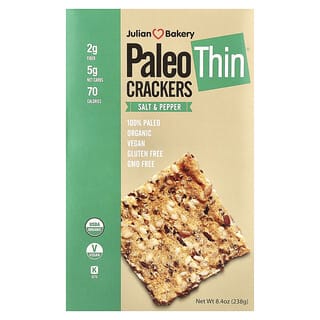 Julian Bakery, Paleo Thin® Crackers, Salt & Pepper, 8.4 oz (238 g)