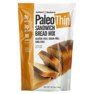 Julian Bakery, Paleo Thin، خليط خبز الشطائر، 10.7 أونصة (304 جم)
